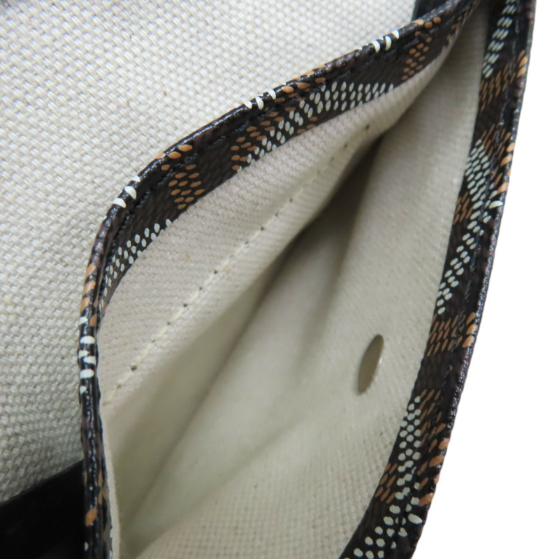 黑色 帆布 Anjou Mini 肩背包【GOYARD 高雅德】-5