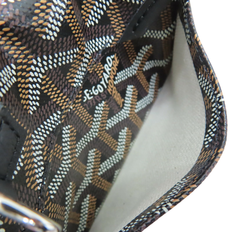 黑色 帆布 Anjou Mini 肩背包【GOYARD 高雅德】-6