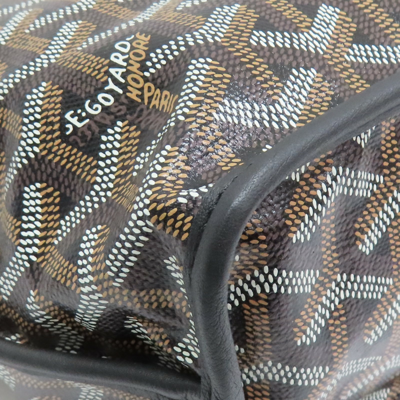 黑色 帆布 Anjou Mini 肩背包【GOYARD 高雅德】-12