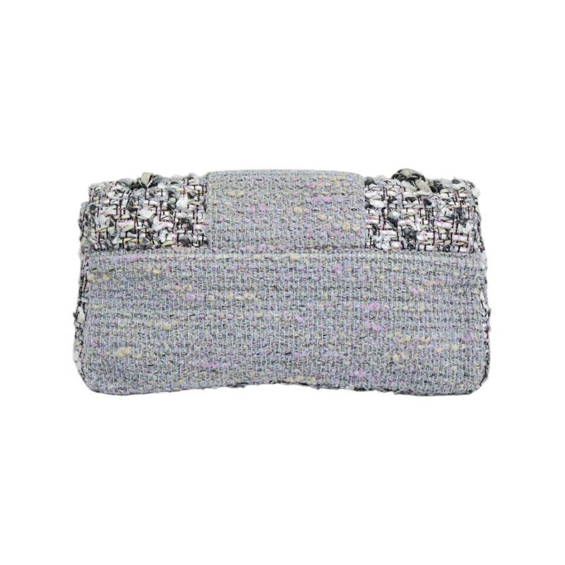 紫色 毛呢編織 COCO 25 鍊帶 肩背包 (無卡)【CHANEL 香奈兒】-1