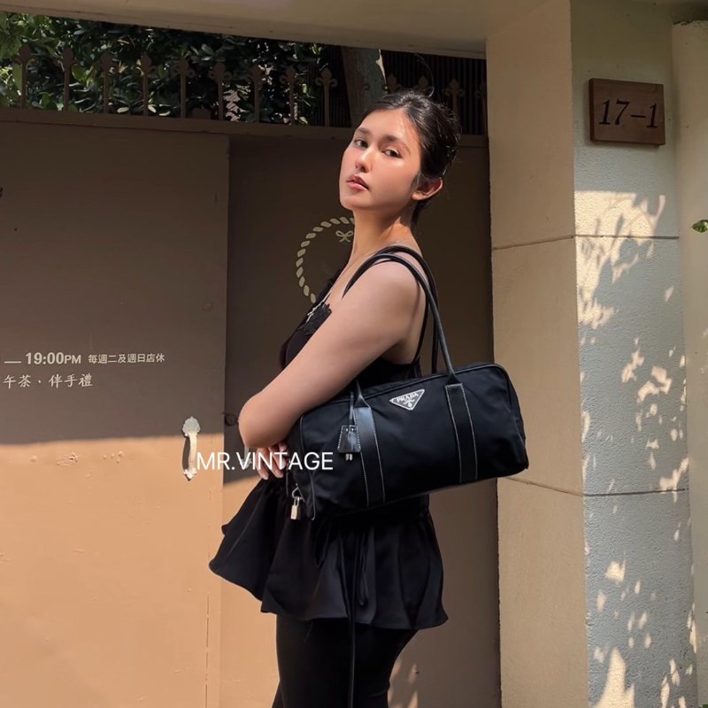 🏷Prada尼龍長柄包-0