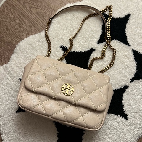 Tory Burch Willas 山羊皮鏈條翻蓋包 肩背 斜背 手提