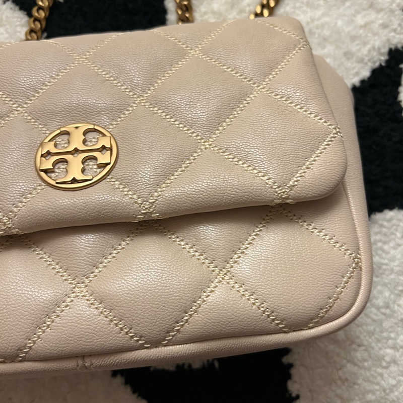 Tory Burch Willas 山羊皮鏈條翻蓋包 肩背 斜背 手提-7