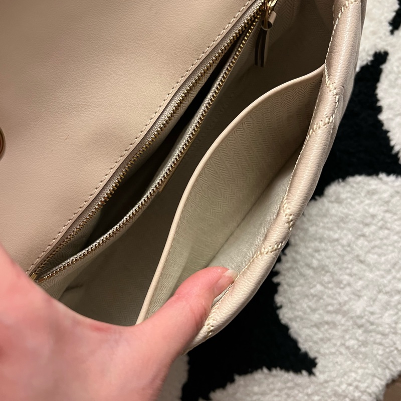 Tory Burch Willas 山羊皮鏈條翻蓋包 肩背 斜背 手提-19