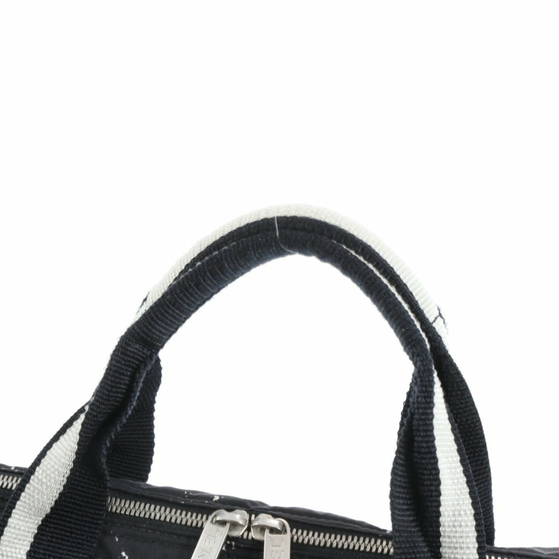 香奈兒旅行系列托特包單肩手提包黑色女士-1