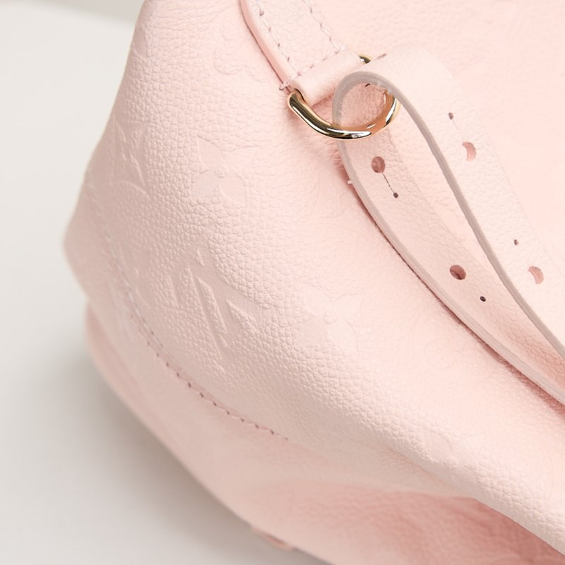 二手Lv backup 青蛙後背包/粉壓紋-9