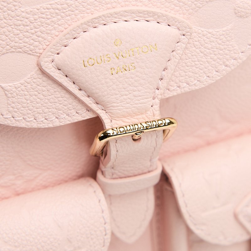 二手Lv backup 青蛙後背包/粉壓紋-20