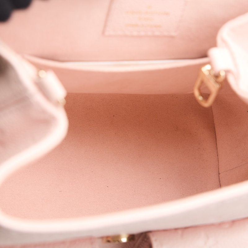 二手Lv backup 青蛙後背包/粉壓紋-22