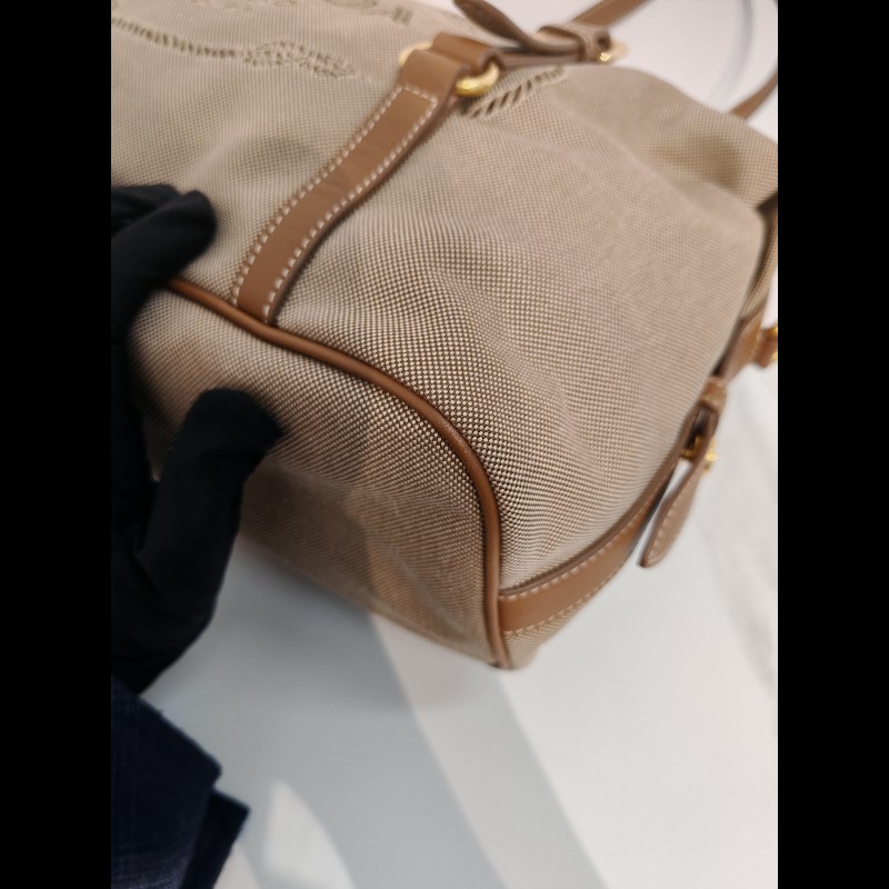 Prada帆布 shoulder tote-9