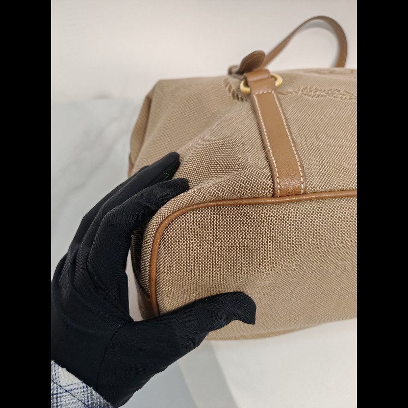 Prada帆布 shoulder tote-10