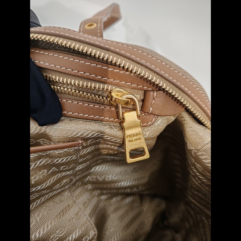 Prada帆布 shoulder tote-14