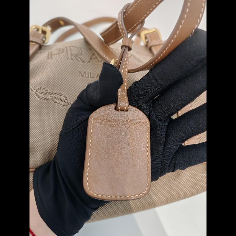 Prada帆布 shoulder tote-18