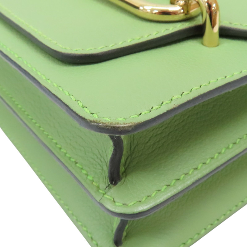 牛油果綠 Evercolor牛皮 Roulis Mini 肩背包 Y刻 金扣【HERMES 愛馬仕】-11