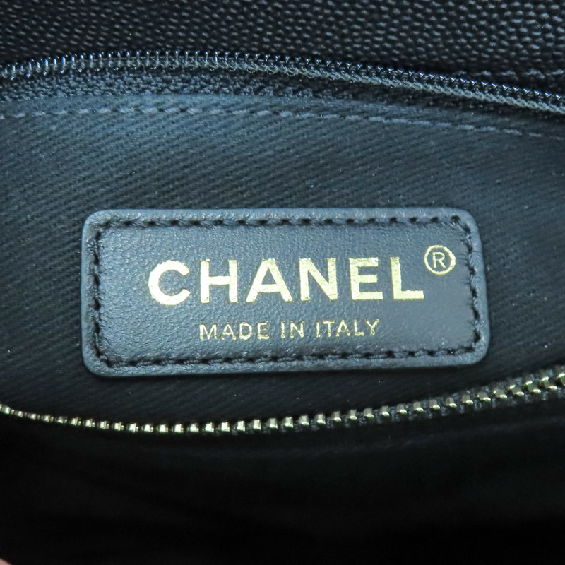 黑色 菱格紋牛皮 Coco handle 鍊帶肩背包 金釦【CHANEL 香奈兒】 A92991-6