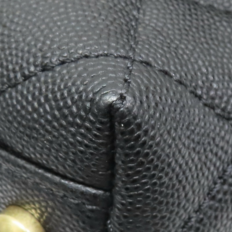 黑色 菱格紋牛皮 Coco handle 鍊帶肩背包 金釦【CHANEL 香奈兒】 A92991-12