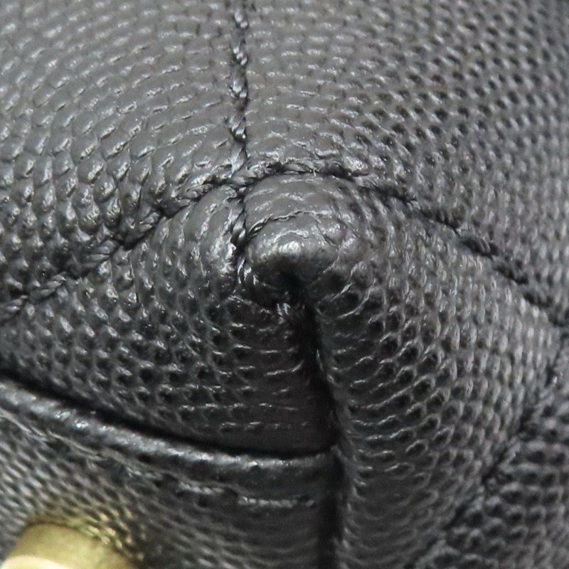 黑色 菱格紋牛皮 Coco handle 鍊帶肩背包 金釦【CHANEL 香奈兒】 A92991-14