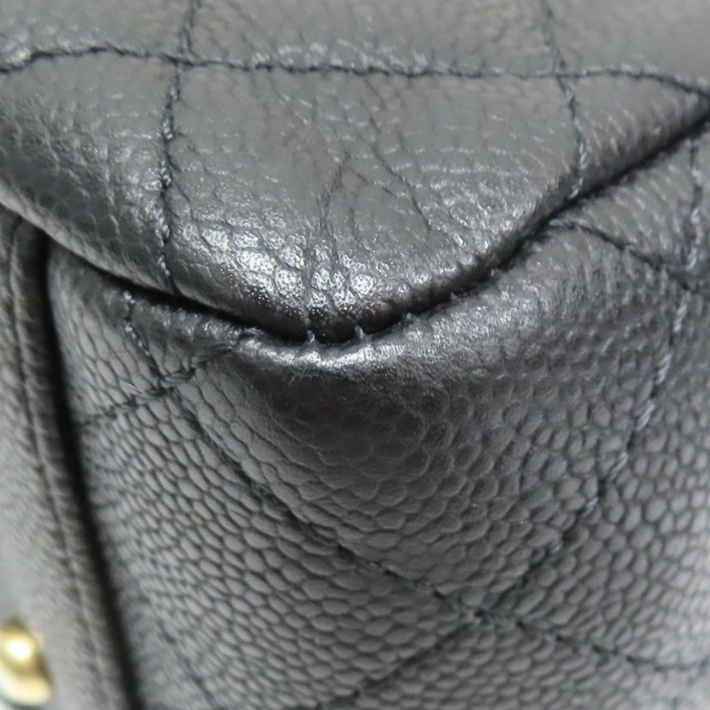 黑色 牛皮 鍊帶肩背包 金釦【CHANEL 香奈兒】 AS3049-12