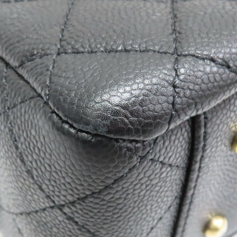 黑色 牛皮 鍊帶肩背包 金釦【CHANEL 香奈兒】 AS3049-13