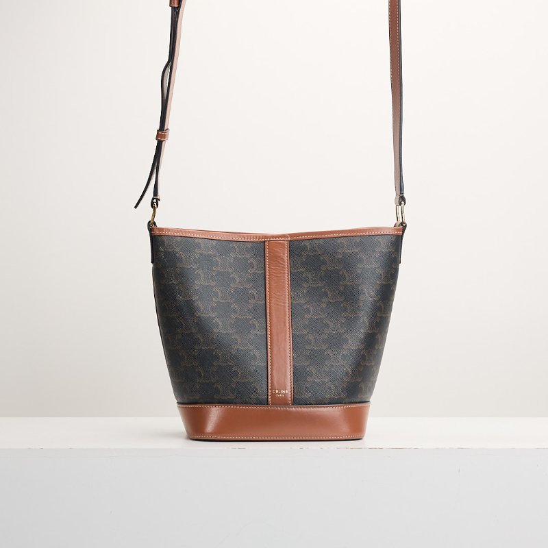 二手Celine 老花小號水桶包-0