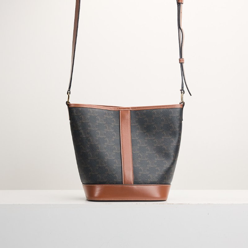 二手Celine 老花小號水桶包-1