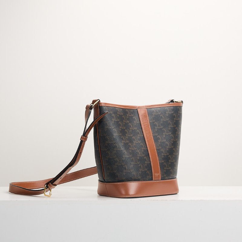 二手Celine 老花小號水桶包-2