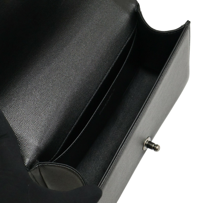 黑色 荔枝紋 牛皮 Boy25 鍊帶 肩背包【CHANEL 香奈兒】 A67086-2