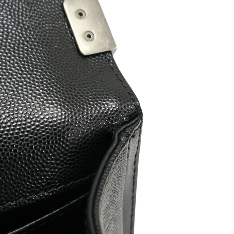 黑色 荔枝紋 牛皮 Boy25 鍊帶 肩背包【CHANEL 香奈兒】 A67086-11