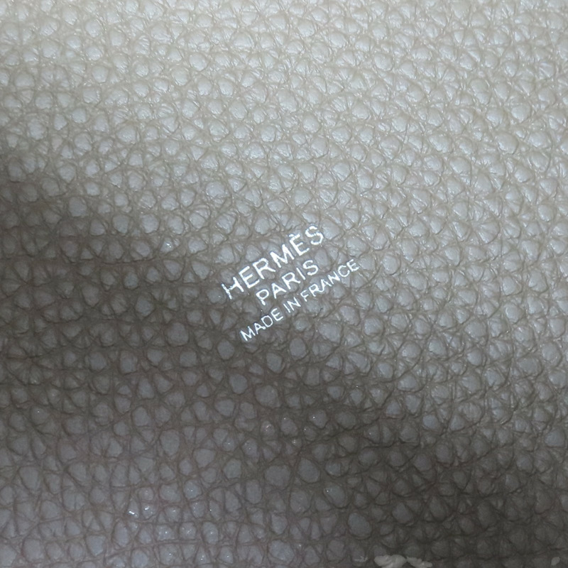 大象灰 TC牛皮 Picotin Lock 22 手提包 Z刻 銀釦【HERMES 愛馬仕】-5