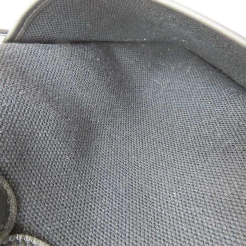 黑色 SWIFT牛 TOILE帆布 Picotin Lock 18 Cargo 手提包 銀釦 B刻【HERMES 愛馬仕】 H08319CC-5