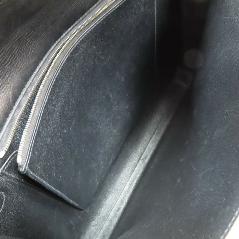 黑色 Ever Grain皮革 Kelly Depeches 36 公事包 U刻 銀釦【HERMES 愛馬仕】 H084620CH89-4