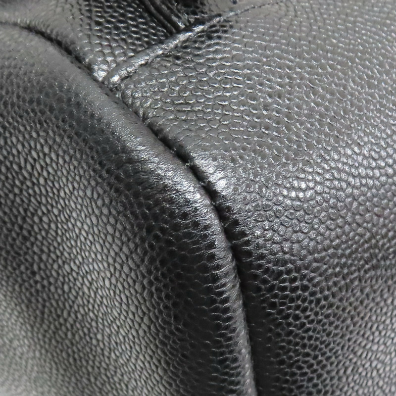 黑色牛皮 Business Affinity 後背包 金釦【CHANEL 香奈兒】 A93748-12