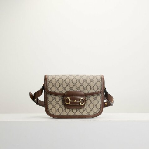 二手 Gucci 1955 馬鞍包/棕色
