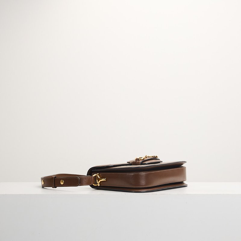 二手 Gucci 1955 馬鞍包/棕色-3