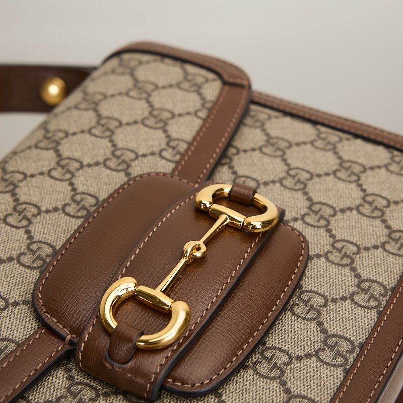 二手 Gucci 1955 馬鞍包/棕色-4