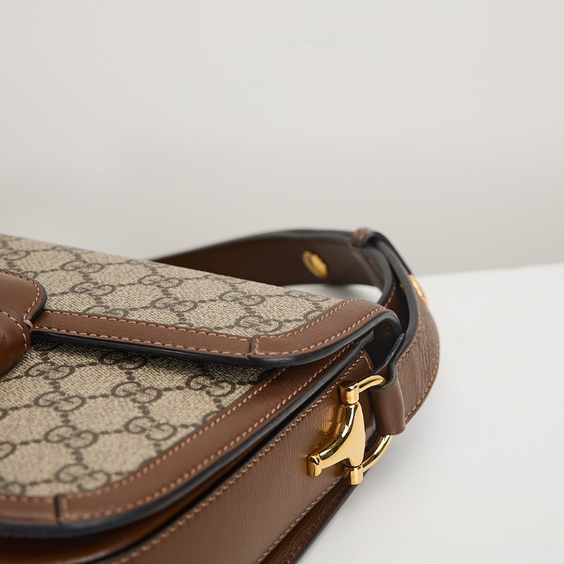 二手 Gucci 1955 馬鞍包/棕色-9