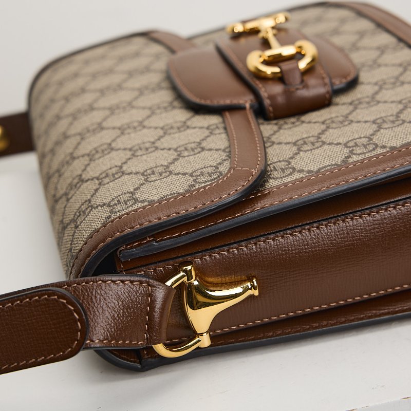 二手 Gucci 1955 馬鞍包/棕色-13