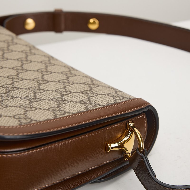 二手 Gucci 1955 馬鞍包/棕色-21