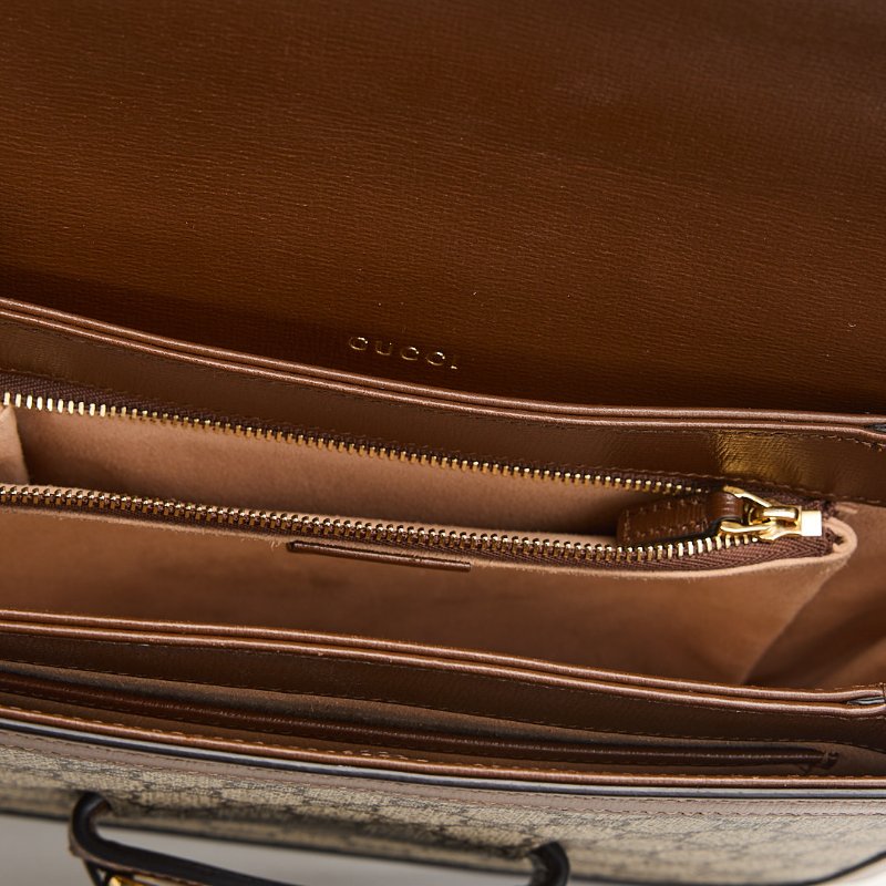 二手 Gucci 1955 馬鞍包/棕色-22