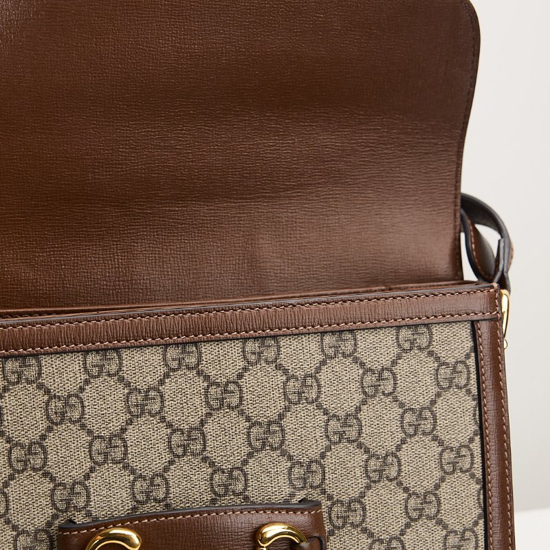 二手 Gucci 1955 馬鞍包/棕色-23