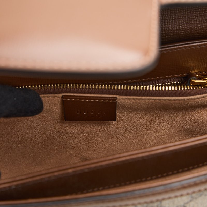 二手 Gucci 1955 馬鞍包/棕色-26