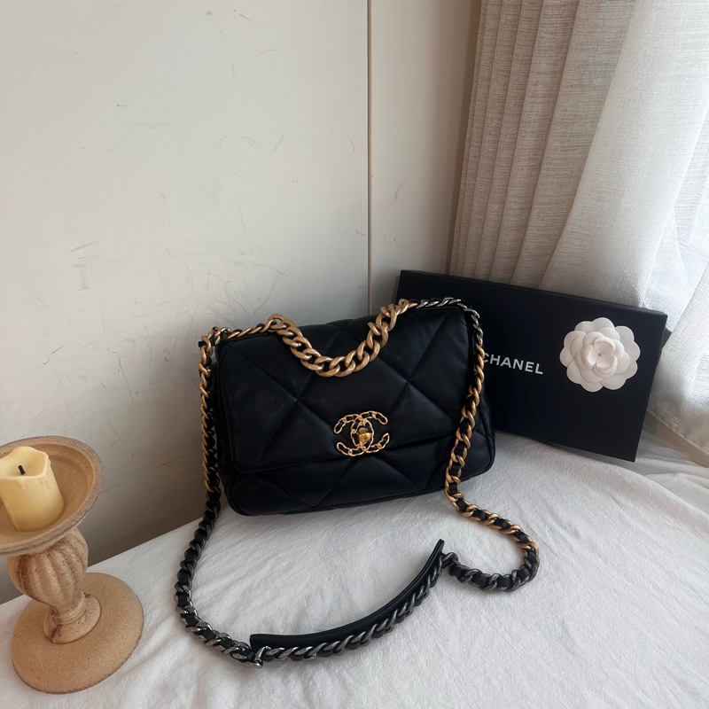ෆ Chanel黑金19 Bag-4