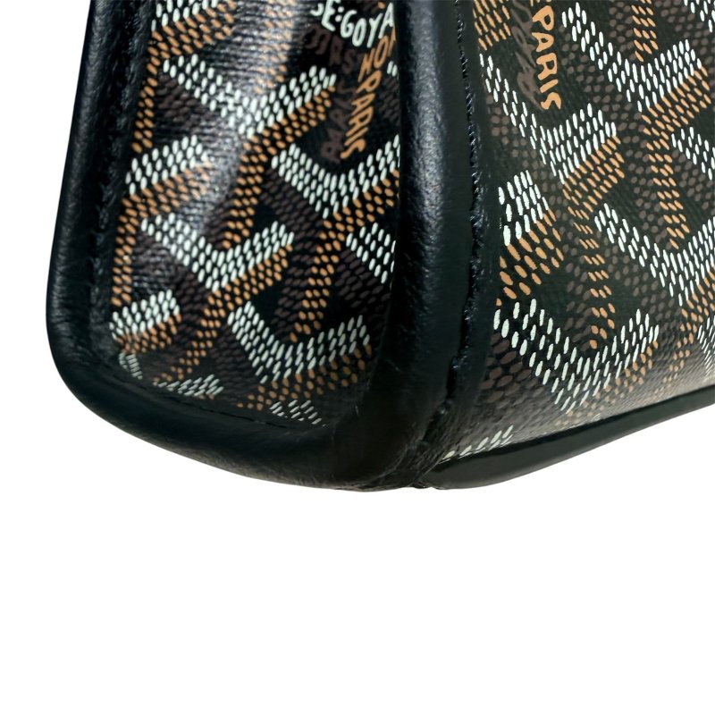 GOYARD 高雅德 MORVAN 公事包 GOYARDINE帆布 小牛皮 銀扣-5