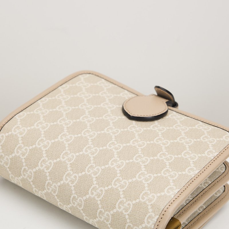 二手Gucci retro馬鞍郵差包/燕麥色-7