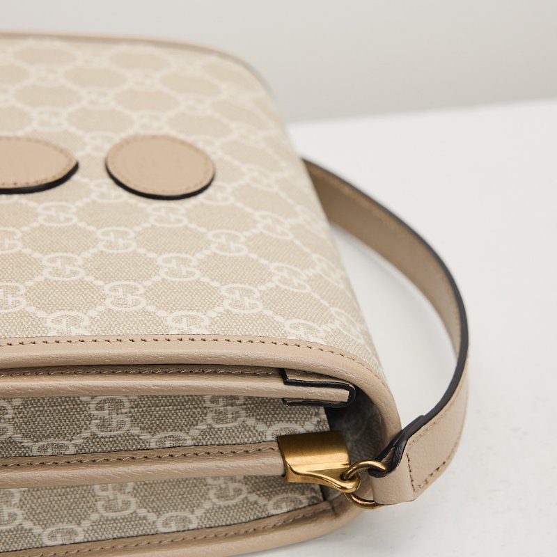 二手Gucci retro馬鞍郵差包/燕麥色-9