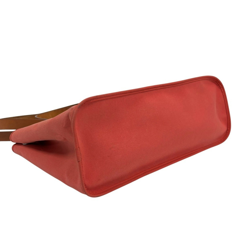 愛馬仕 Cabas Elan 兩用手提包,粉紅色,□N 印記,女士款。-4