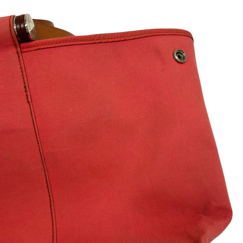 愛馬仕 Cabas Elan 兩用手提包,粉紅色,□N 印記,女士款。-9