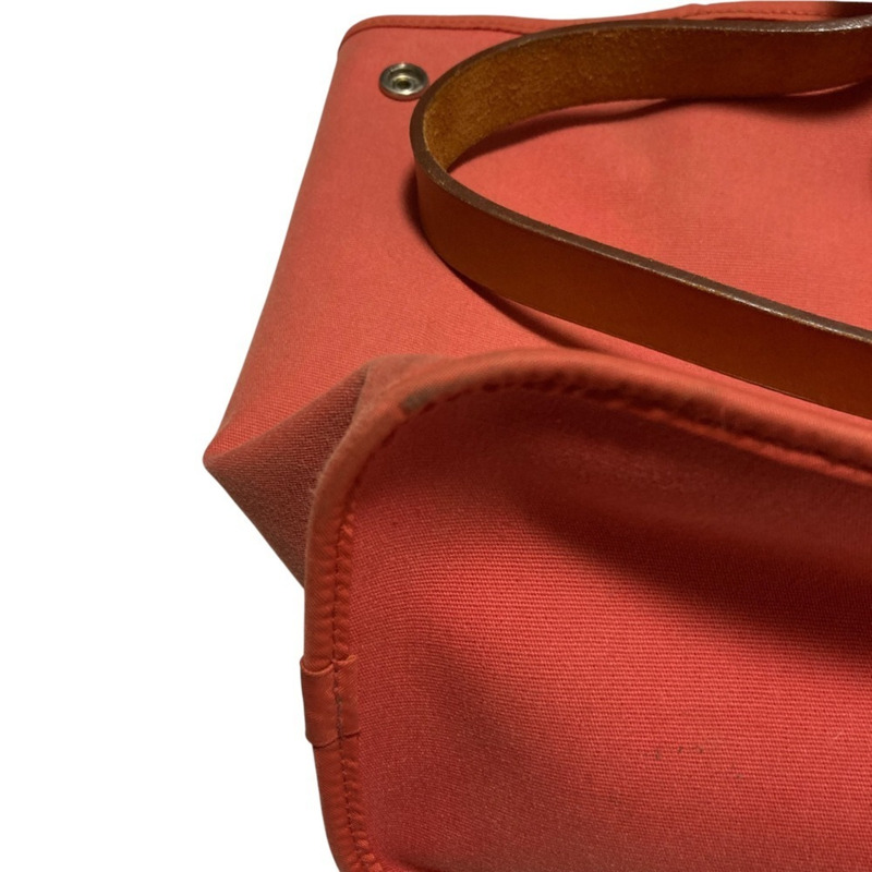 愛馬仕 Cabas Elan 兩用手提包,粉紅色,□N 印記,女士款。-12