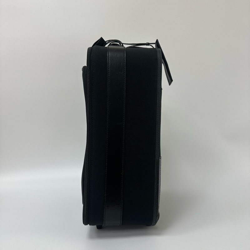 Gucci 黑色尼龍拉桿行李箱🧳 vintage 二手 中古 旅行-6