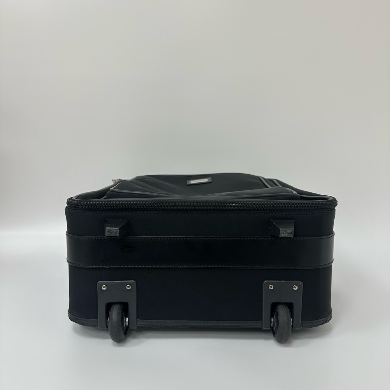 Gucci 黑色尼龍拉桿行李箱🧳 vintage 二手 中古 旅行-9
