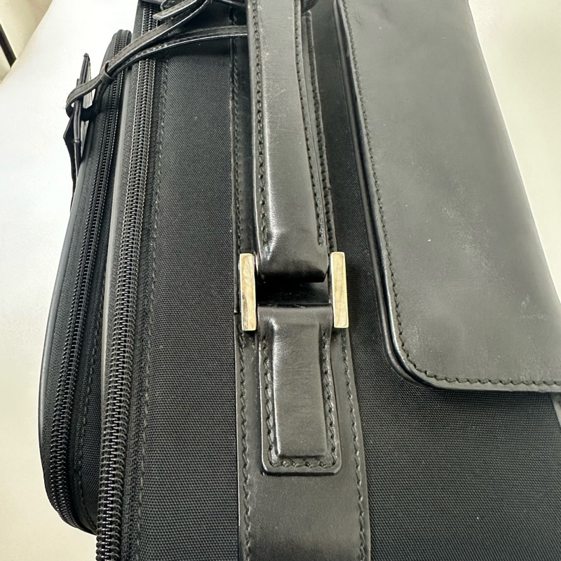 Gucci 黑色尼龍拉桿行李箱🧳 vintage 二手 中古 旅行-19